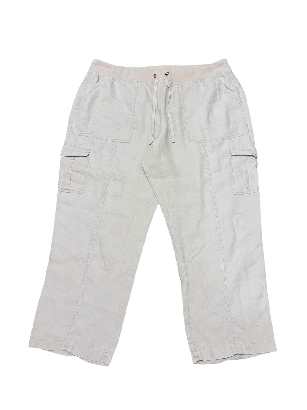 Eileen Fisher Linen Cargo Pants